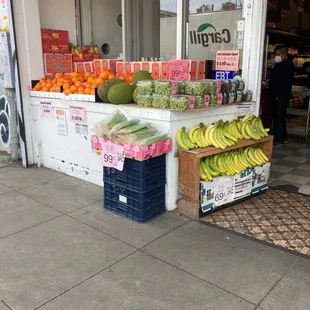 a variety of fruits and vegetables