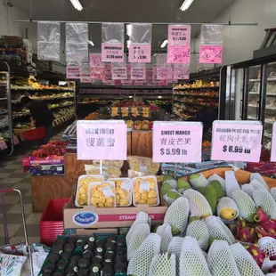 a variety of fruits and vegetables