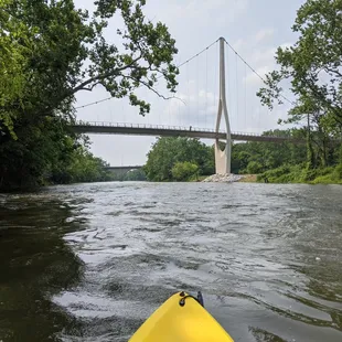 Scioto River under the Dublin Link Bridge