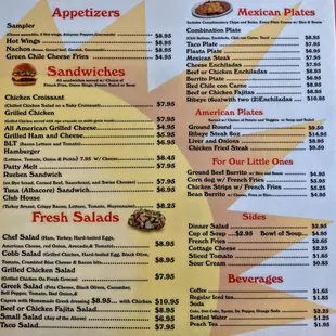 menu, sushi and sashimi