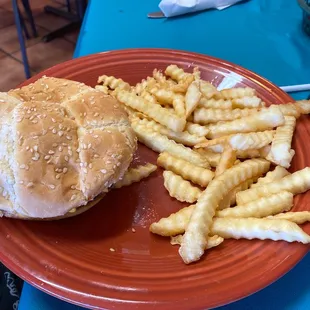 Cheeseburger &amp; French Fries