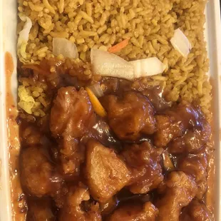Orange chicken