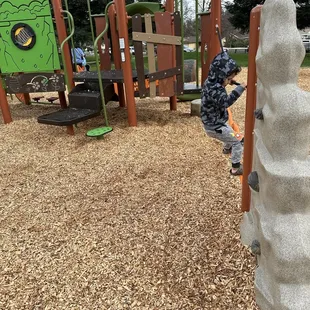 Enjoying the new play structures