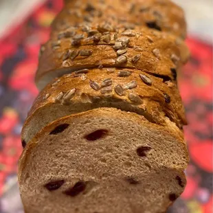 (Upper Crust Baking) Sunberry Bread~ This whole-grain sourdough was delicious, it taste amazing as a grilled cheese or classic pb &amp; j!