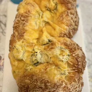 "The Upper Crust Baking Company" Chalapeño~ This challah bread is filled with jalapeños to give it a kick &amp; 2 types of delicious cheese!