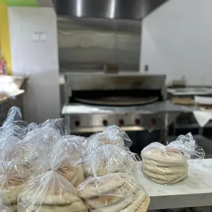 Fresh bread, still hot