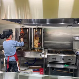 Shawarma station