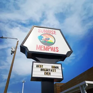 the best breakfast ever sign