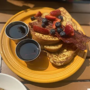 French Toast with no powdered sugar-as requested!
