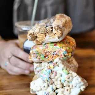 Our in house pastry chef Julia creates all the sweat treats! Cookies, magic bars and more.