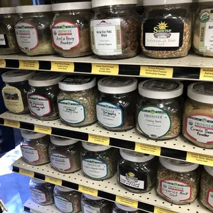 Self serve herbal/seasoning/spices