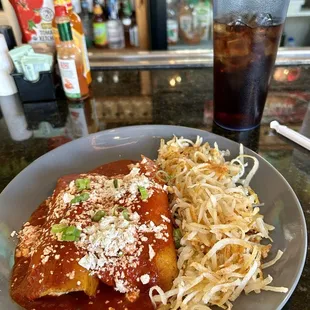 These are the Breakfast Enchiladas.