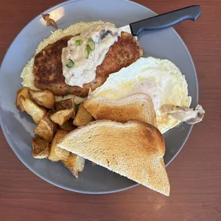 Homemade Country Fried Chicken