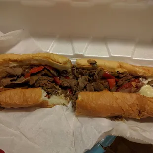 Cheesesteak, just okay.