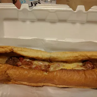 Meatball sub.