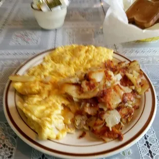 Seafood Omelette (real crabmeat) = Yum!!