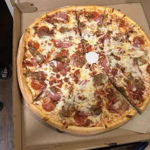 Large Meat Lovers Pizza