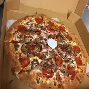 pizza, food
