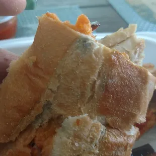 Molded bread for my eggplant parmesan...offered 15% discount smh
