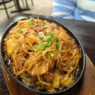 Stir fried pork kimchi