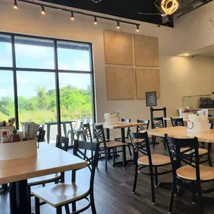 Nice décor and natural light