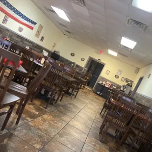 Plenty of dining space