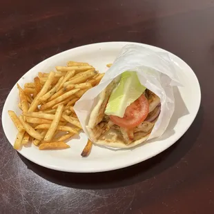 Gyro with Fries