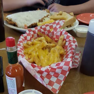 The chicken fried steak was huge! I wanted to get a better pic but I had to sneak just to get this