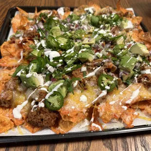 Bolognese Nachos