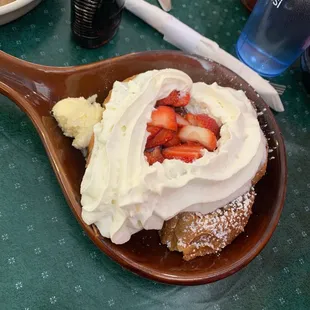 This is my strawberry French toast!!!