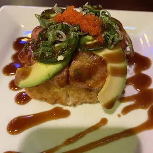 Crispy tuna appetizer! This is absolutely delicious.