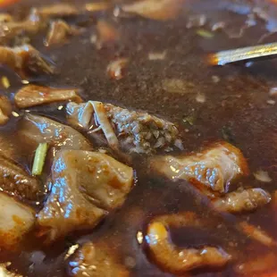 Menudo.. very spicy and salty today...