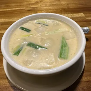 Tom Kha with tofu