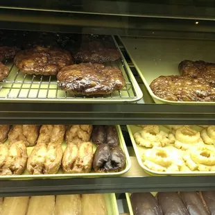 Huge apple fritters!