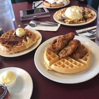 Bacon-Pecan Waffle