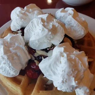 Cherry-Almond Waffle