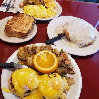 3 Eggs and Country Fried Steak