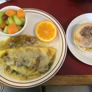 Chilli Verde Omelette