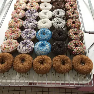 a variety of doughnuts
