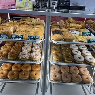 a variety of doughnuts