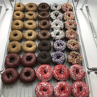 a variety of doughnuts
