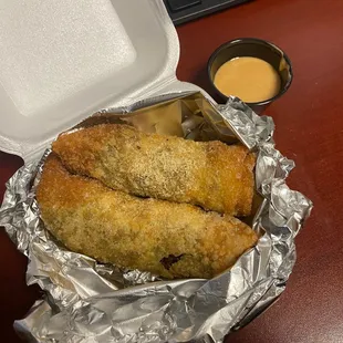 Cheeseburger Egg Rolls