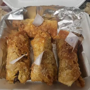 Bacons cheese burger and the special chicken meatballs in a teryiaki mango sauce