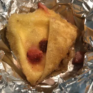 Strawberry cheesecake egg roll