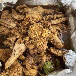3. Garlic and Peppered Chicken Entree