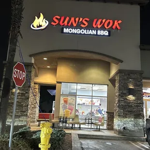 Front of store