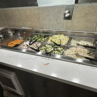 Side for the Mongolian bbq