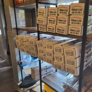 These sandwiches are not frozen  They are near the front door. You can use credit on these.