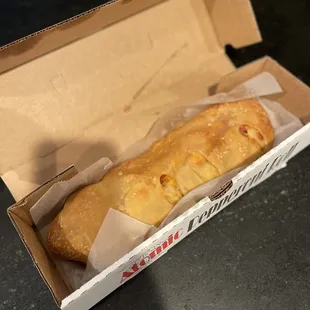 a sandwich in a box