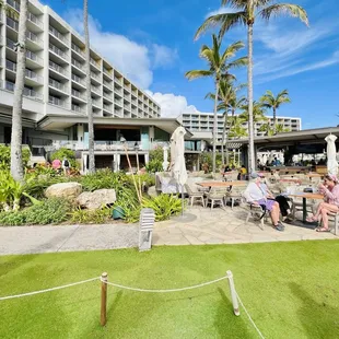 Turtle Bay Resort with Sunset at Turtle Bay (bar) on the right.